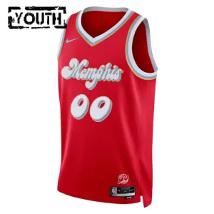 Nike Memphis Grizzlies Trikot Personalisiert City Edition 24/25 Swingman Rot Für Kinder