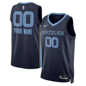 Nike Memphis Grizzlies Trikot Personalisiert Icon Edition Swingman Navy Für Herren