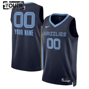 Nike Memphis Grizzlies Trikot Personalisiert Icon Edition Swingman Navy Für Kinder