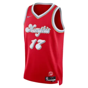 Nike Memphis Grizzlies Yuki Kawamura Trikot City Edition 24/25 Swingman Rot Für Herren