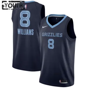 Nike Memphis Grizzlies Zaire Williams 8 Trikot Icon Edition Swingman Navy Für Kinder