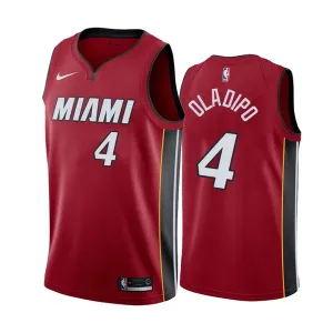 Jordan Miami Heat Victor Oladipo 4 Trikot Icon Edition Swingman Rot Für Herren