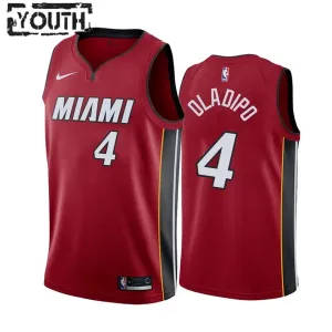 Jordan Miami Heat Victor Oladipo 4 Trikot Icon Edition Swingman Rot Für Kinder