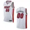Miami Heat White Trikot Personalisiert Association Edition 23/24 Swingman Für Herren