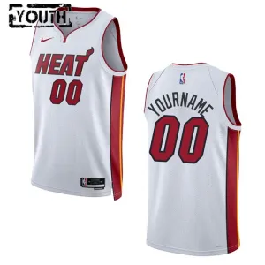 Miami Heat White Trikot Personalisiert Association Edition 23/24 Swingman Für Kinder Miami Heat White Trikot Personalisiert Association Edition 23/24 Swingman Für Kinder