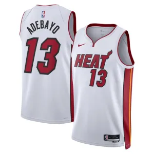 Nike Miami Heat Bam Adebayo 13 Trikot Association Edition Swingman Weiß Für Herren