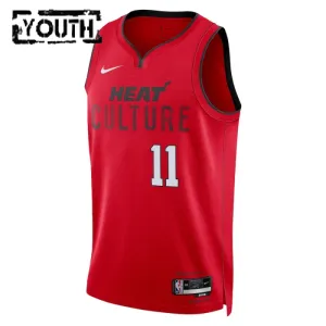 Nike Miami Heat Jaime Jaquez JR Trikot City Edition 24/25 Swingman Rot Für Kinder