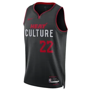 Nike Miami Heat Jimmy Butler Trikot City Edition 23/24 Swingman Schwarz Für Herren