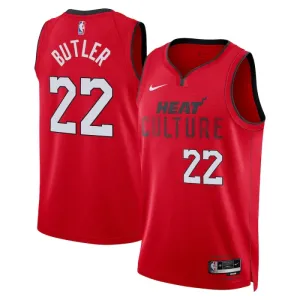 Nike Miami Heat Jimmy Butler Trikot City Edition 24/25 Swingman Rot Für Herren