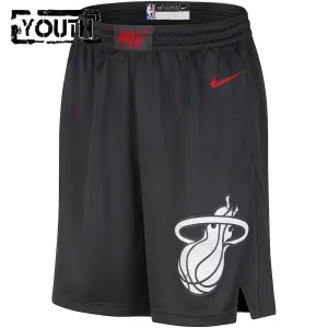 Nike Miami Heat Shorts City Edition 23/24 Swingman Für Kinder