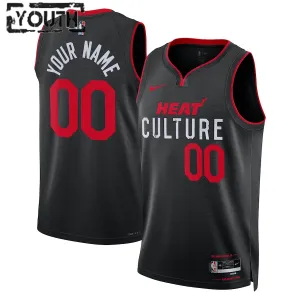 Nike Miami Heat Trikot Personalisiert City Edition 23/24 Swingman Für Kinder