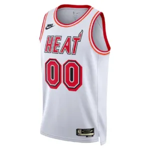 Nike Miami Heat Trikot Personalisiert Classic Edition 22/23 Swingman Weiß Für Herren