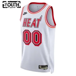 Nike Miami Heat Trikot Personalisiert Classic Edition 22/23 Swingman Weiß Für Kinder