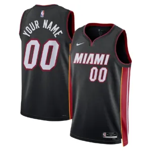 Nike Miami Heat Trikot Personalisiert Icon Edition Swingman Schwarz Für Herren