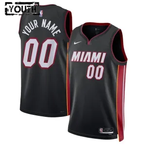 Nike Miami Heat Trikot Personalisiert Icon Edition Swingman Schwarz Für Kinder