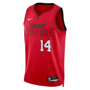Nike Miami Heat Tyler Herro Trikot City Edition 24/25 Swingman Rot Für Herren