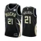Jordan Milwaukee Bucks Jrue Holiday 21 Trikot Statement Edition Swingman Schwarz Für Herren