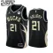 Jordan Milwaukee Bucks Jrue Holiday 21 Trikot Statement Edition Swingman Schwarz Für Kinder