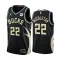 Jordan Milwaukee Bucks Khris Middleton 22 Trikot Statement Edition Swingman Schwarz Für Herren