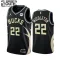 Jordan Milwaukee Bucks Khris Middleton 22 Trikot Statement Edition Swingman Schwarz Für Kinder
