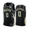 Jordan Milwaukee Bucks Marjon Beauchamp 0 Trikot Statement Edition Swingman Schwarz Für Herren