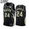 Jordan Milwaukee Bucks Pat Connaughton 24 Trikot Statement Edition Swingman Schwarz Für Kinder
