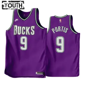Nike Milwaukee Bucks Bobby Portis JR 9 Trikot Classic Edition 22/23 Swingman Für Kinder
