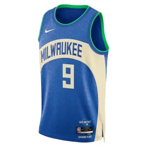Nike Milwaukee Bucks Bobby Portis Jr Trikot City Edition 23/24 Swingman Royal Für Herren