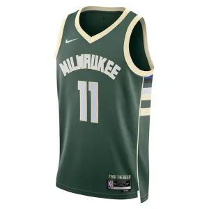 Nike Milwaukee Bucks Brook Lopez 11 Trikot Icon Edition Swingman Grün Für Herren