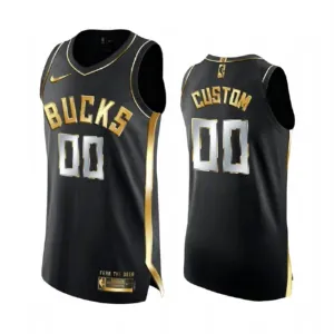 Nike Milwaukee Bucks Limited Golden Edition Trikot Personalisiert Swingman Schwarz Für Herren Nike Milwaukee Bucks Limited Golden Edition Trikot Personalisiert Swingman Schwarz Für Herren