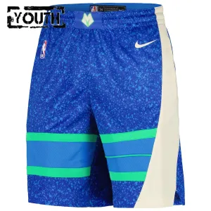 Nike Milwaukee Bucks Shorts City Edition 23/24 Swingman Für Kinder
