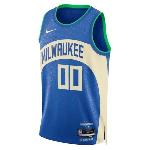 Nike Milwaukee Bucks Trikot Personalisiert City Edition 23/24 Swingman Für Herren