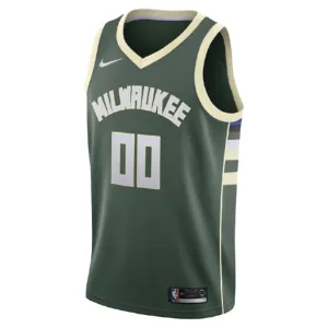 Nike Milwaukee Bucks Trikot Personalisiert Icon Edition Swingman Grün Für Herren