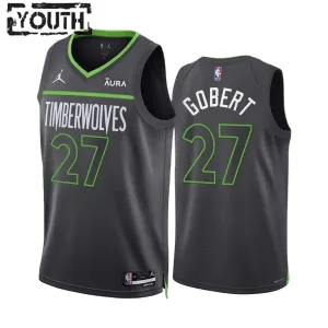 Jordan Minnesota Timberwolves Rudy Gobert 27 Trikot Statement Edition Swingman Für Kinder