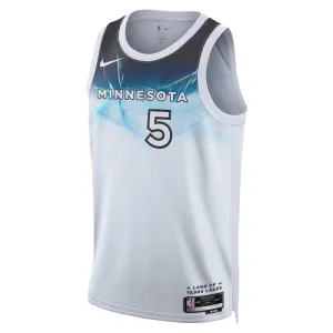 Nike Minnesota Timberwolves Anthony Edwards Trikot City Edition 24/25 Swingman Weiß Für Herren