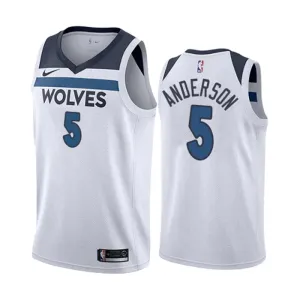 Nike Minnesota Timberwolves Kyle Anderson 5 Trikot Association Edition Swingman Weiß Für Herren