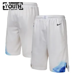 Nike Minnesota Timberwolves Shorts City Edition 24/25 Swingman Für Kinder