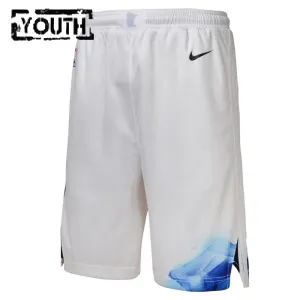 Nike Minnesota Timberwolves Shorts City Edition 24/25 Swingman Für Kinder