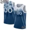 Nike Minnesota Timberwolves Trikot Personalisiert City Edition 23/24 Swingman Blau Für Kinder