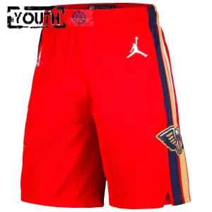 Jordan New Orleans Pelicans Shorts Statement Edition 23/24 Swingman Für Kinder