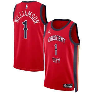 Jordan New Orleans Pelicans Zion Williamson Trikot Statement Edition 23/24 Swingman Rot Für Herren