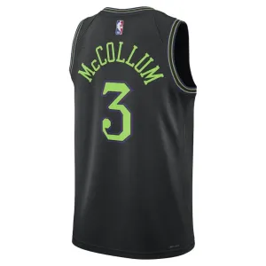 Nike New Orleans Pelicans CJ McCollum 3 Trikot City Edition 23/24 Swingman Blau Für Herren