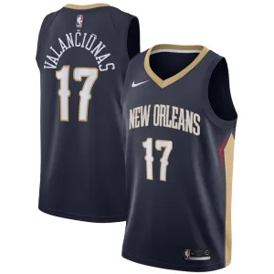 Nike New Orleans Pelicans jonas valanciunas 17 Trikot Icon Edition Swingman Navy Für Herren