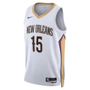Nike New Orleans Pelicans Jose Alvarado 15 Trikot Association Edition Swingman Weiß Für Herren