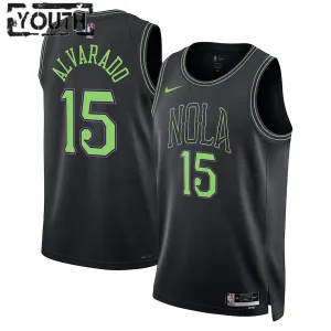 Nike New Orleans Pelicans Jose Alvarado Trikot City Edition 23/24 Swingman Blau Für Kinder