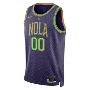 Nike New Orleans Pelicans Trikot Personalisiert City Edition 24/25 Swingman Lila Für Herren