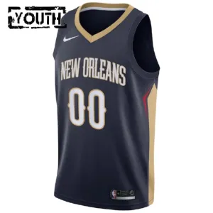 Nike New Orleans Pelicans Trikot Personalisiert Icon Edition Swingman Navy Für Kinder