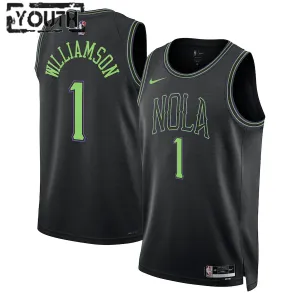 Nike New Orleans Pelicans Zion Williamson Trikot City Edition 23/24 Swingman Blau Für Kinder