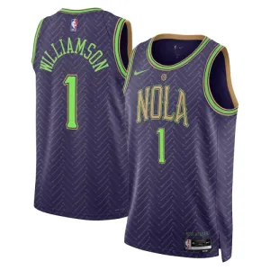 Nike New Orleans Pelicans Zion Williamson Trikot City Edition 24/25 Swingman Lila Für Herren