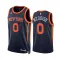 Jordan New York Knicks Cameron Reddish 0 Trikot Statement Edition Swingman Navy Für Herren